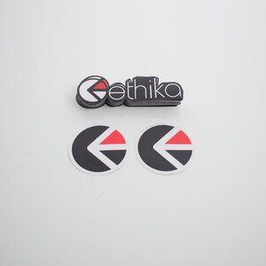 Ethika Stickers 32 word stickers and 2 ethika logo stickers